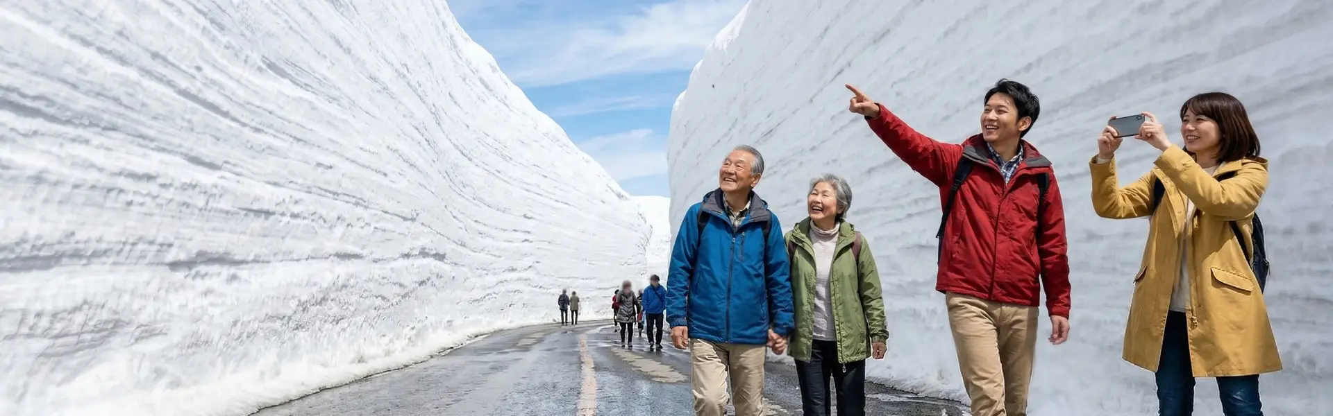 立山雪牆奇景